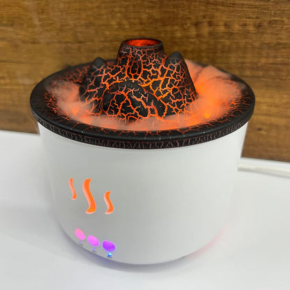 🌋 Humidificador Volcán 3D Difusor – Azul & Rojo 💨 Relájate, respira mejor y transforma tu ambiente con un espectáculo de luces 3D