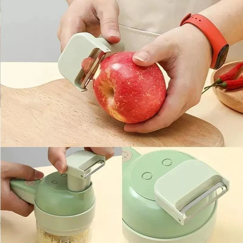 🔥"¡El gadget de cocina que TikTok no deja de mostrar! – Picador 4 en 1 Recargable"
