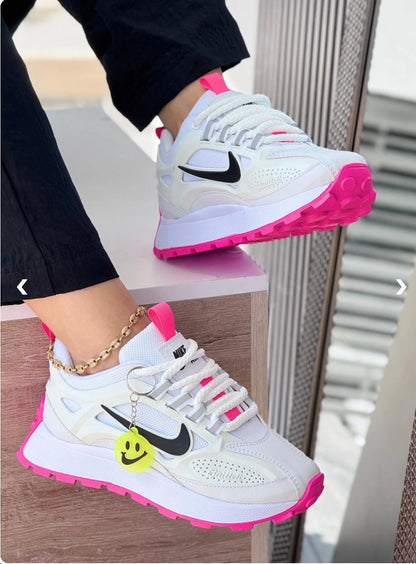 🟣 Tenis Nike Bailleli Fucsia Unisex ✨ Comodidad, Estilo y Versatilidad en un solo par!!!